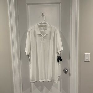 NWT Nike dri-fit golf white polo standard fit men’s 2XL